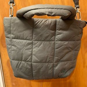 Lululemon bucket bag.